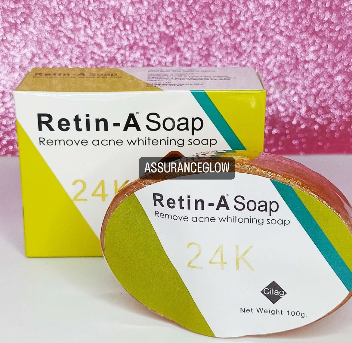 RETIN A Remove Acne Whitening Soap 24K Anti Aging Acne Removal Skin Brightening Assuranceglow