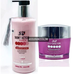 Skin Doctor Egyptian Glow Ultra Radiance Pure Whitening Body Milk Lotion Face Cream