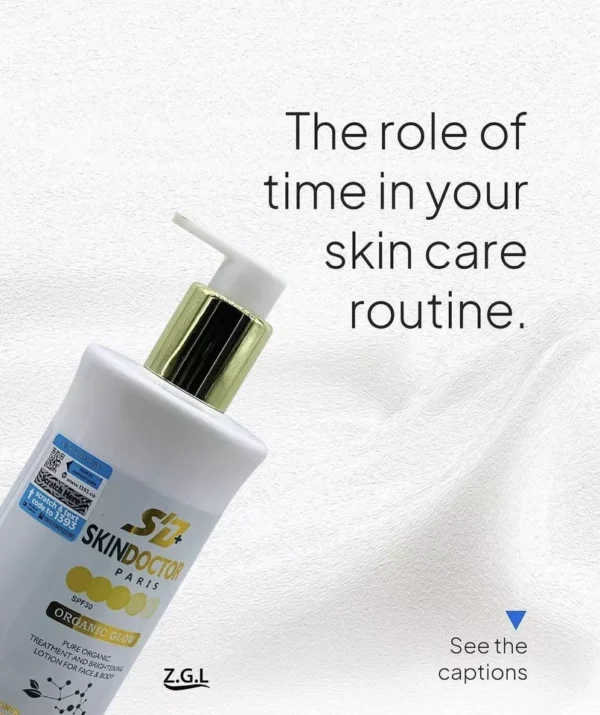 Skin Doctor Pure Organic Treatment Brightening Face & Body Lotion