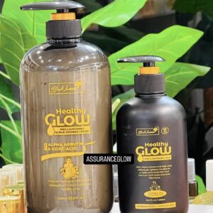 The Healthy Glow Pro Lightening Scrub Shower Cream Arbutin & Kojic Acid