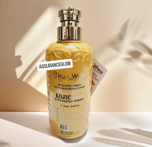 BellaWhite EXCLUSIVE CARROT Papaya Arbutin Lotion 500ml SPF 60