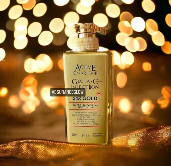 Active Caviar Drip 24K GOLD Lotion + Face Cream + Oil