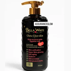 BellaWhite Gluta Glow Terminal Egyptian Milk Lotion 500ml SPF 50