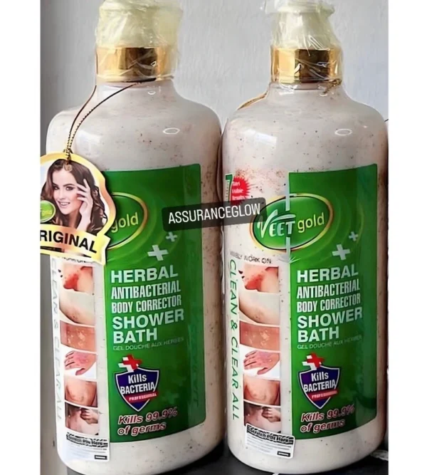Veet Gold Herbal Anti Bacterial Body Corrector Shower Bath 7 Days Results